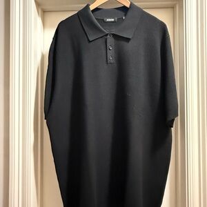 Murano Men's Black Short-Sleeve Polo